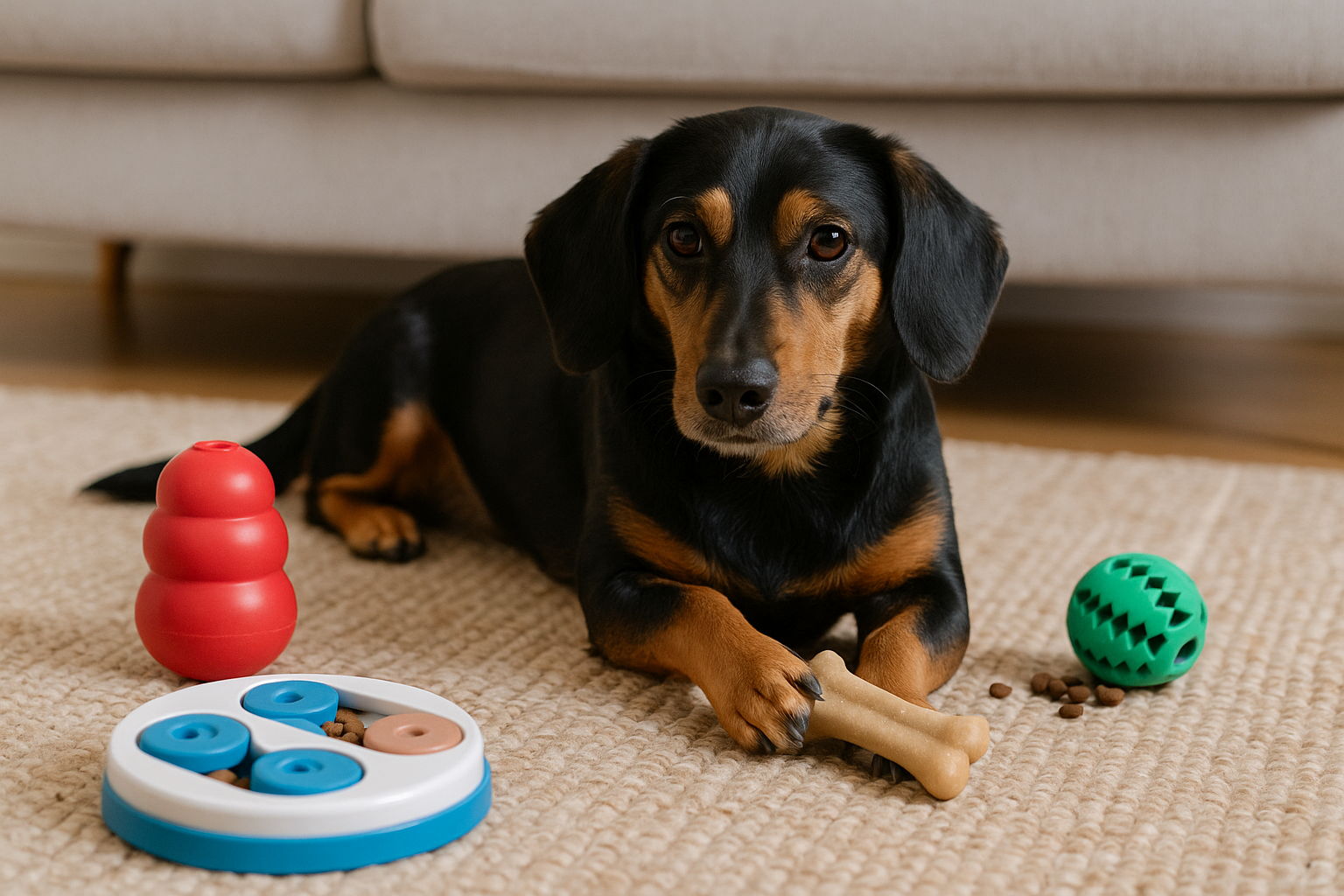 Hvordan holder jeg min hund beskæftiget, når jeg ikke er hjemme?