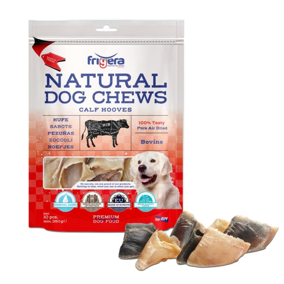 Natural dog chews kalveklove (10stk)