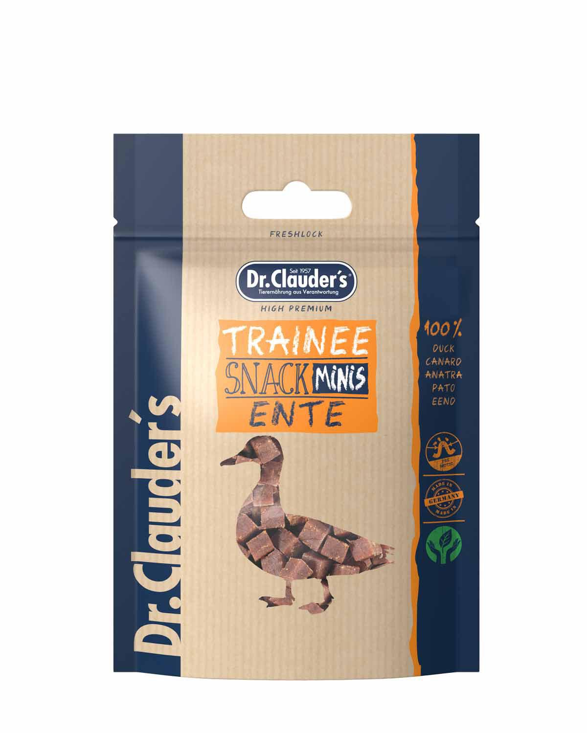 10 Pack - Dr. Clauder's Trainee Mini træningsgodbidder med and 50g