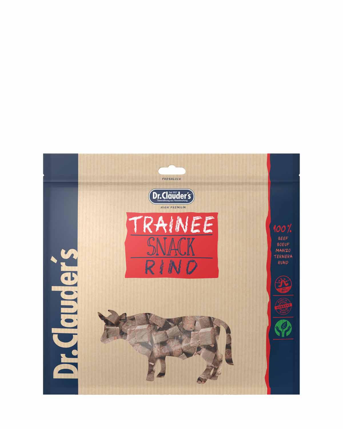 5 Pack - Dr. Clauder's Trainee Medium træningsgodbidder med okse 500g