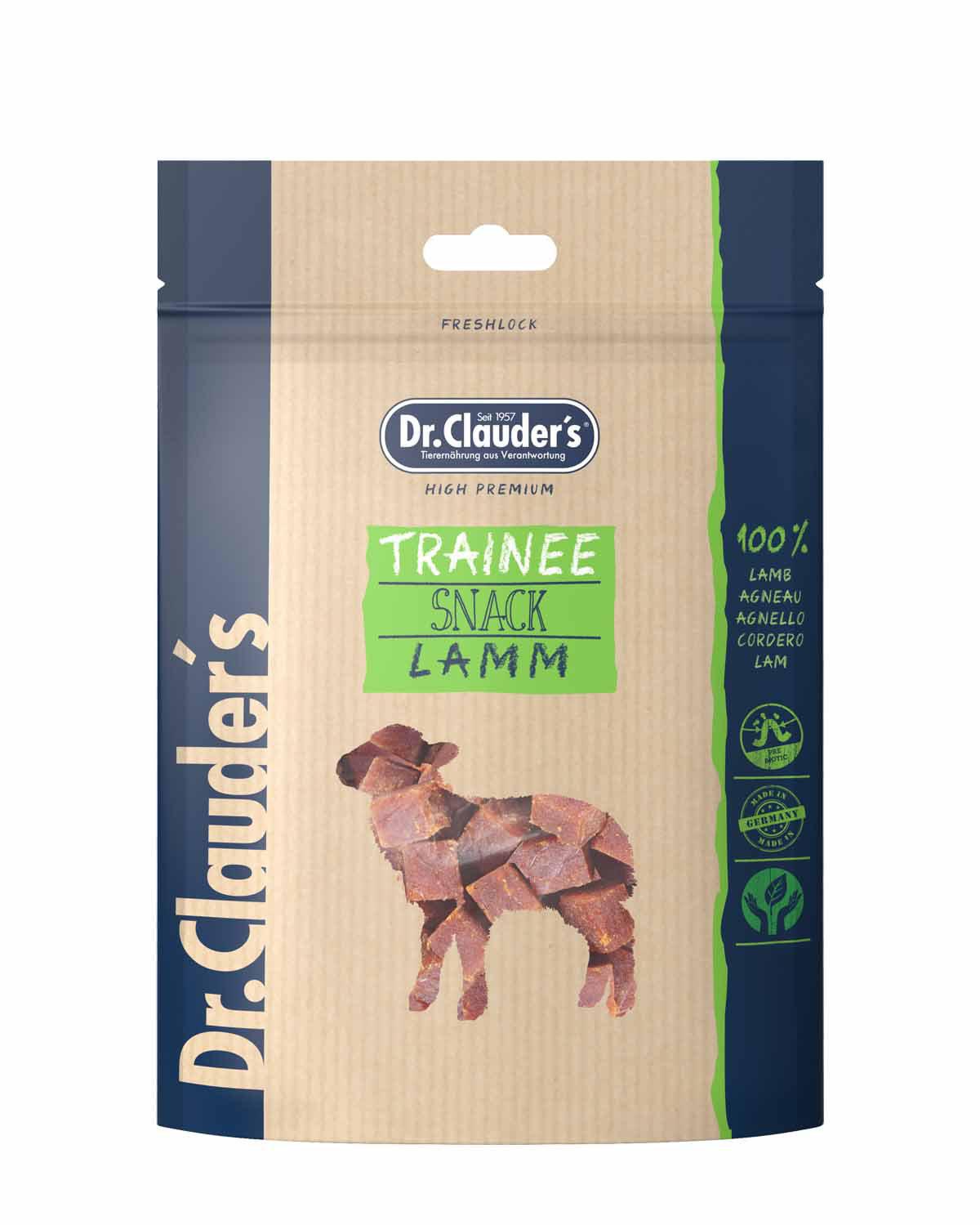10 Pack - Dr. Clauder's Trainee Medium træningsgodbidder med lam 80g
