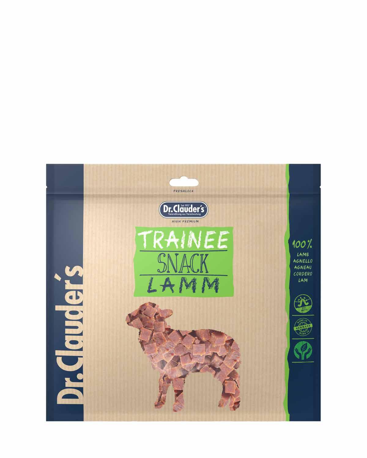 5 Pack - Dr. Clauder's Trainee Medium træningsgodbidder med lam 500g