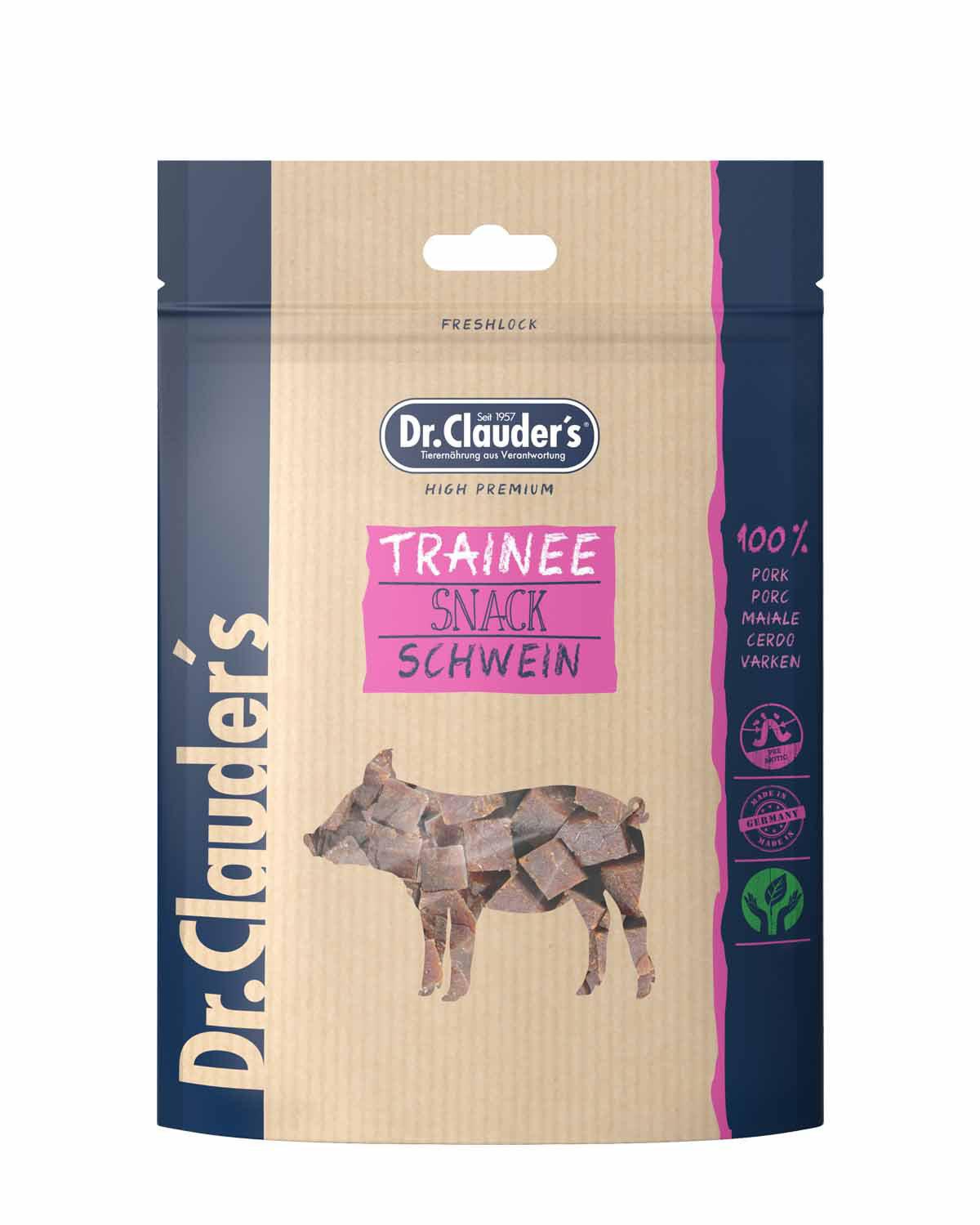 10 Pack - Dr. Clauder's Trainee Medium træningsgodbidder med gris 80g