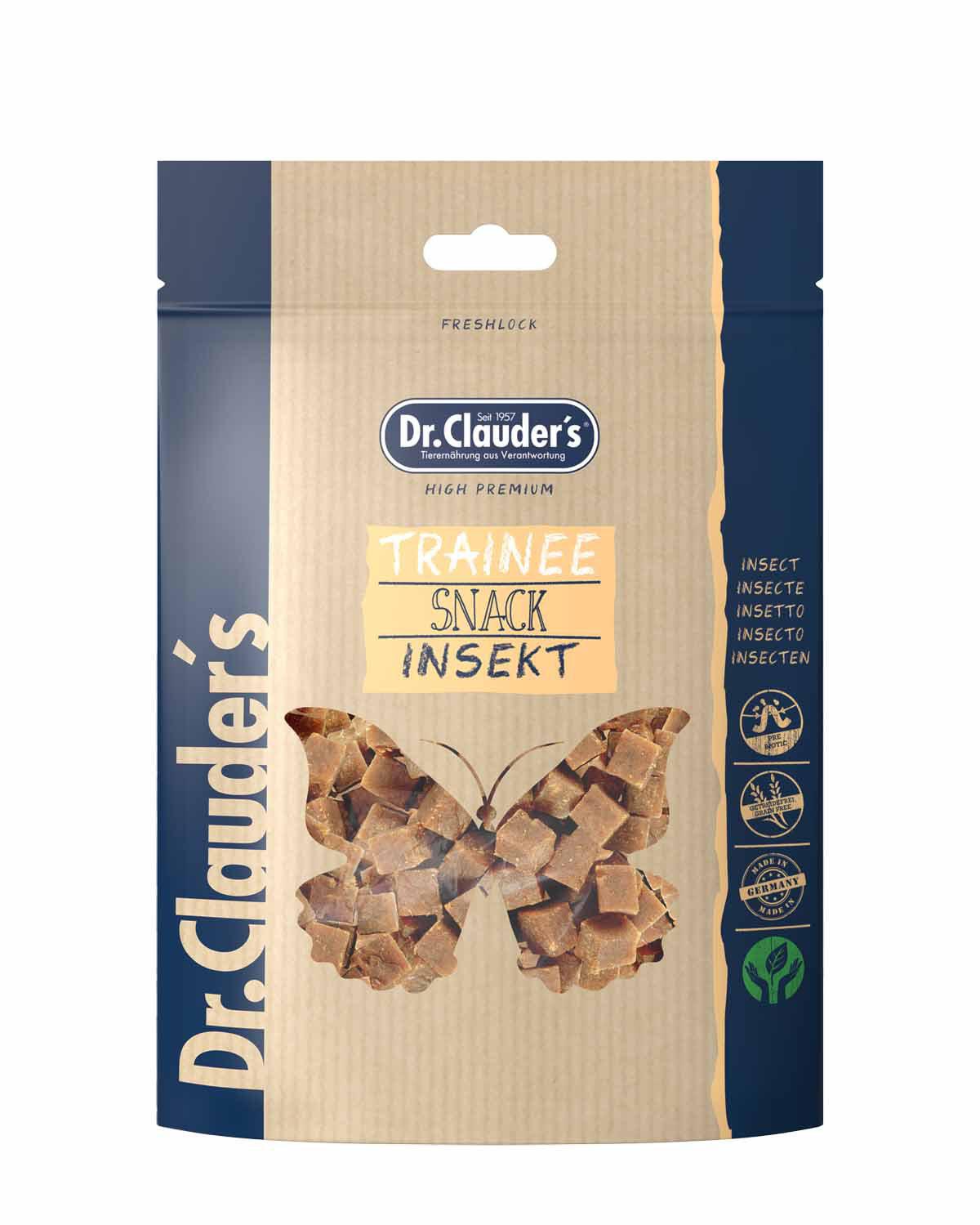 10 Pack - Dr. Clauder's Trainee Medium træningsgodbidder med insekt 80g