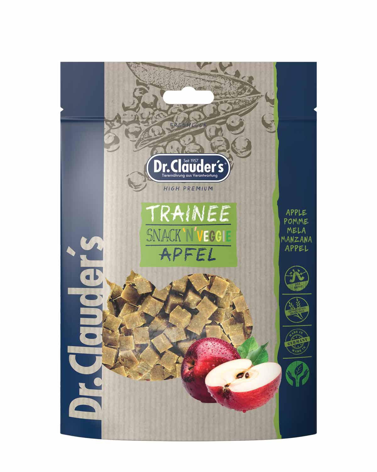 10 Pack - Dr. Clauder's Trainee Medium veggie godbidder med æble 80g