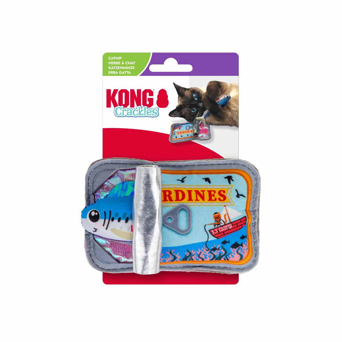 KONG CAT CRACKLES SARDINE 13x5x8CM
