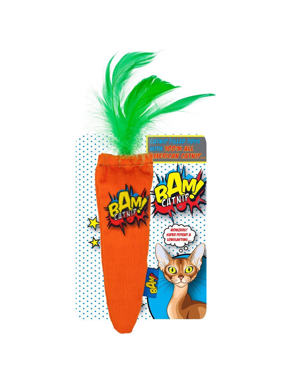 Bam! Catnip Carrot-Catnip-PetPal-PetPal