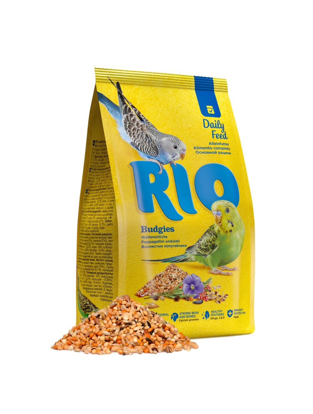 Rio Undulatfoder, 500 G-Undulatfoder-RIO-PetPal