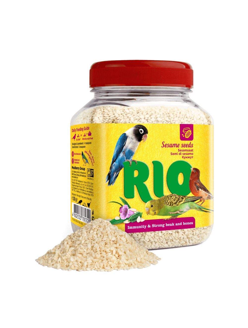 Rio Sesamfrø 250 G-Frø & Nødder-RIO-PetPal