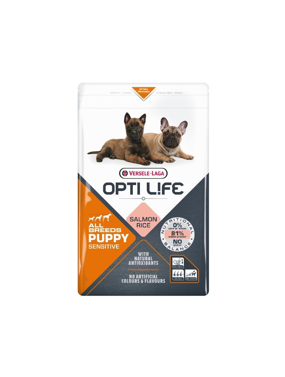 OptiLife Puppy Sensitive All 2,5kg-Puppy-Verselelaga-PetPal