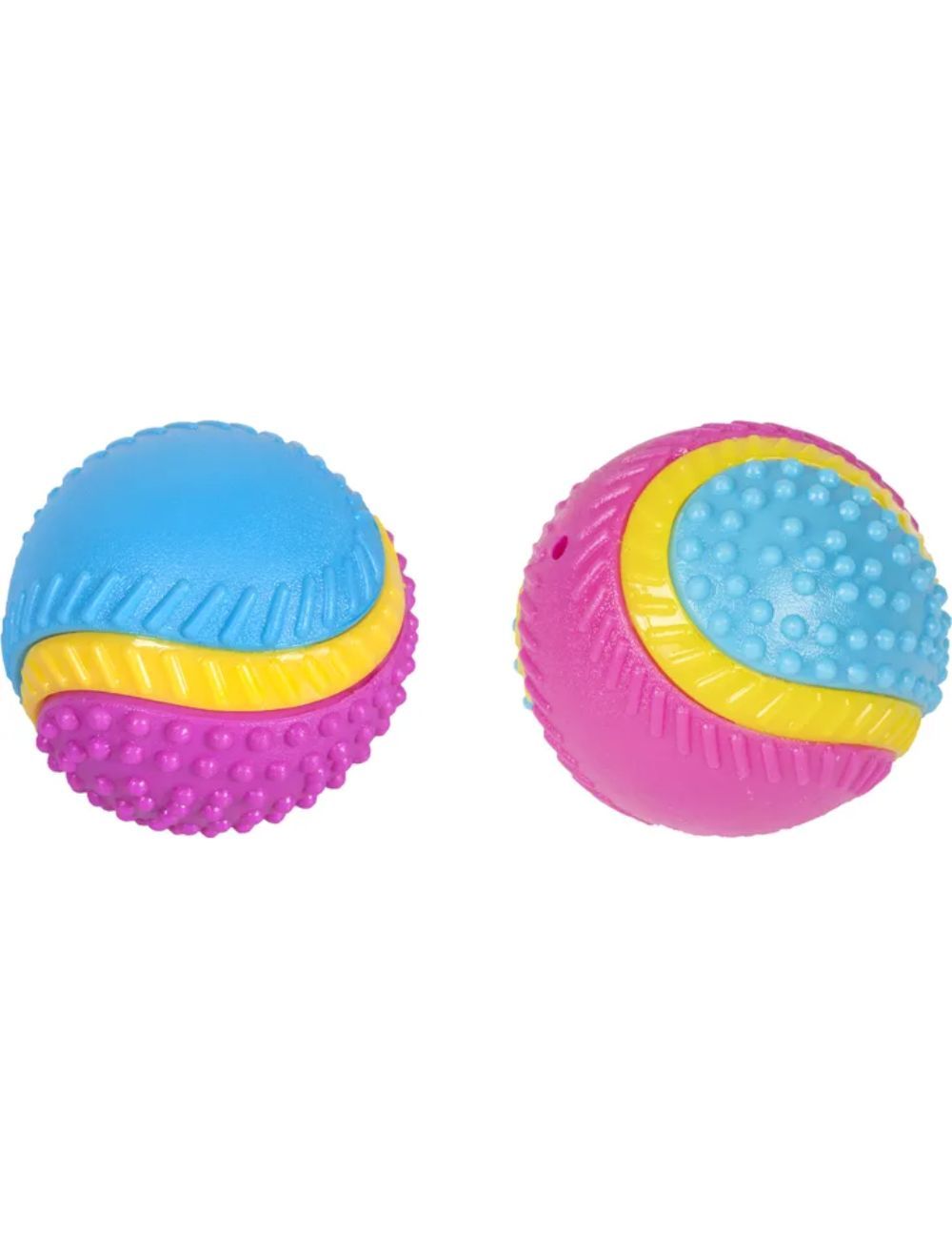 Legetøj Hund Abta 5 Senses Ball 8 Cm, Ass.-Bolde-Flamingo-PetPal