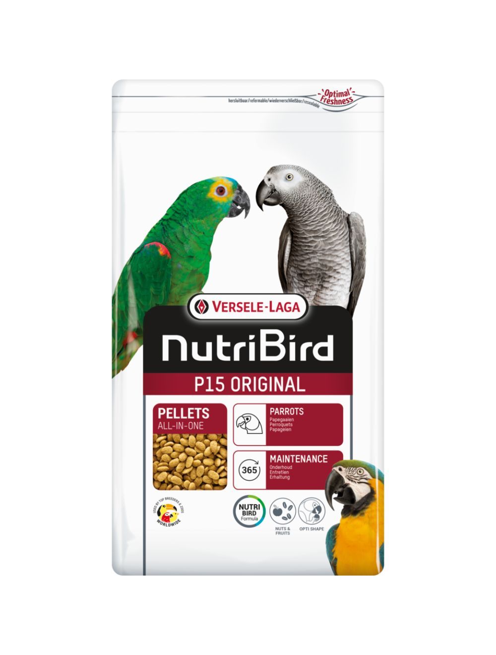 Nutribird P15 Original 1kg!-Papegøjefoder-Verselelaga-PetPal