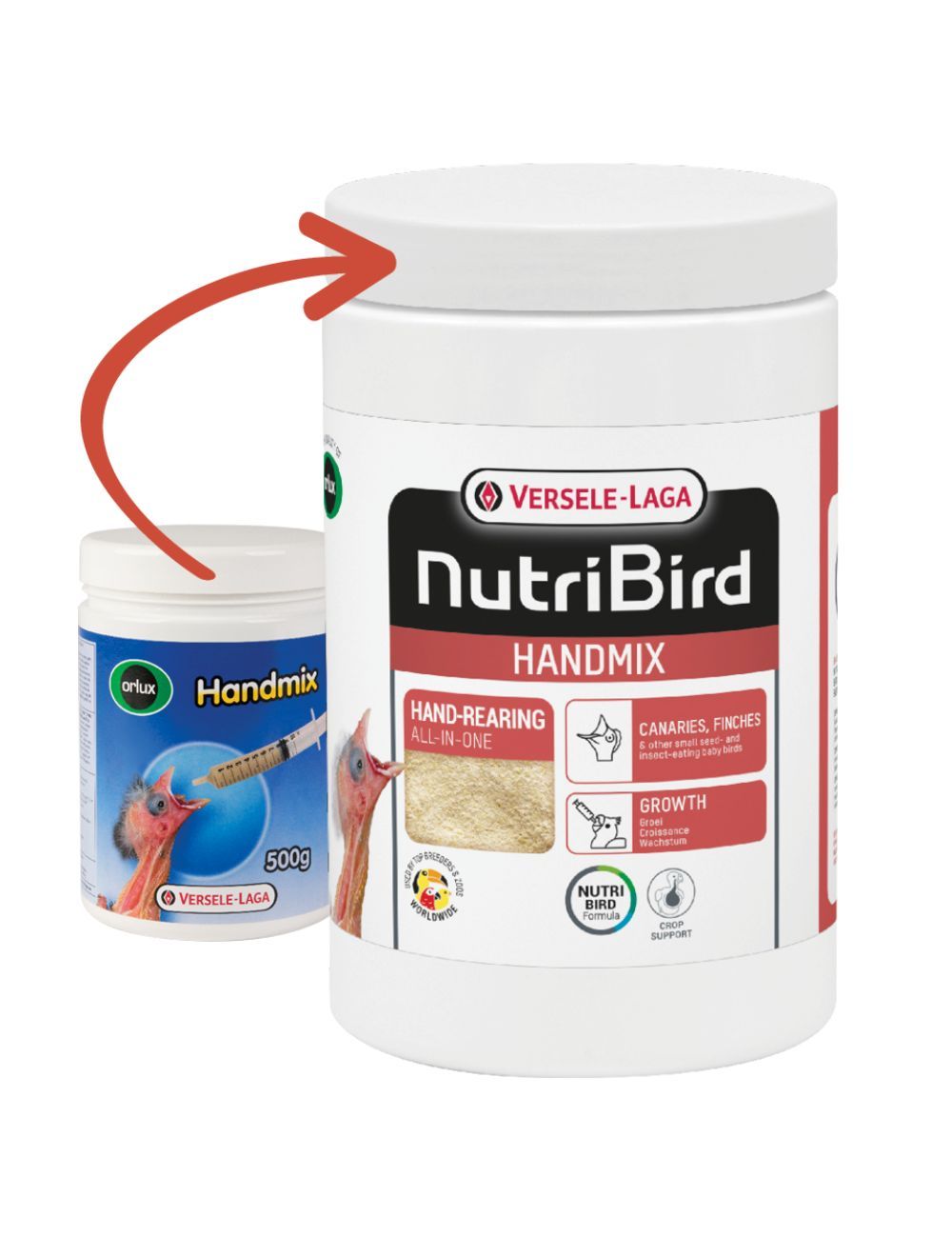 Nutribird Handmix 500gr-Håndfoder Fugle-Verselelaga-PetPal
