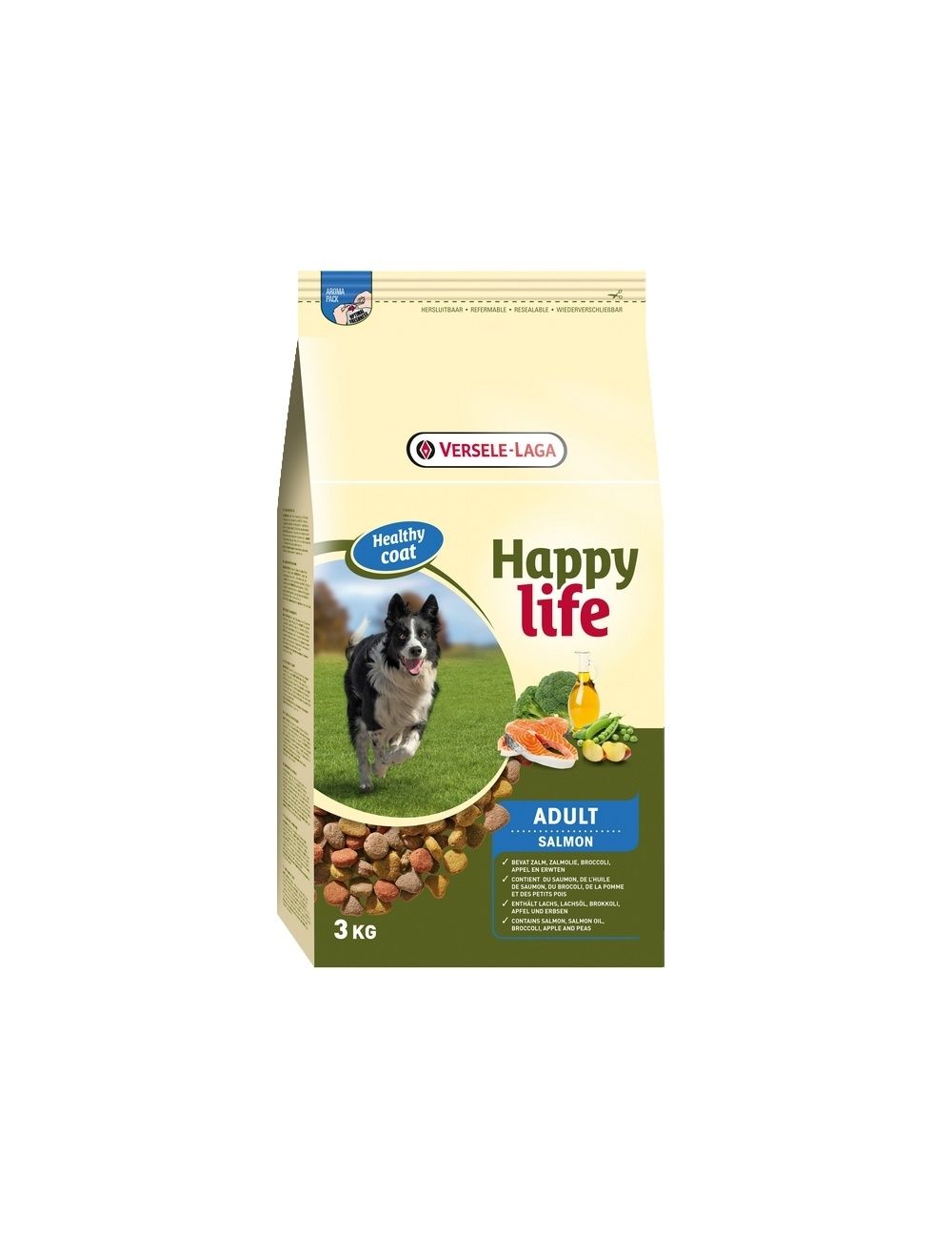 Happy Life Adult Laks 3 Kg-Adult-Verselelaga-PetPal