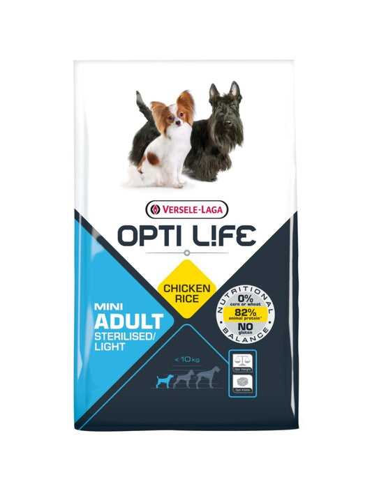 OptiLife Adult Light Mini 7,5kg-Light-Verselelaga-PetPal