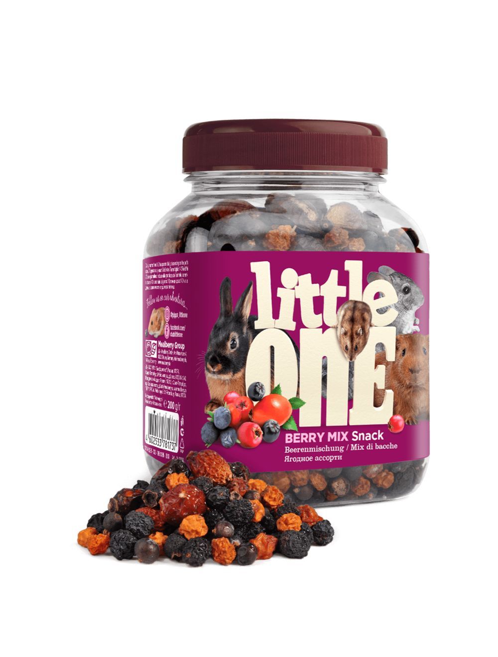 Little One Berry Mix, 200 G-Øvrige Snacks-Little One-PetPal