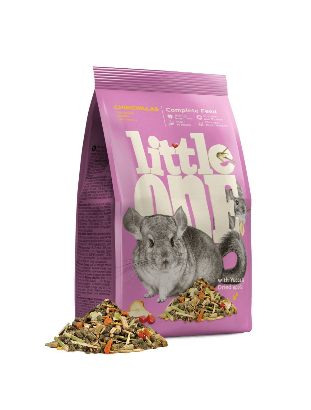 Little One Muesli Chinchillaer, 900 G-Chinchilla Foder-Little One-PetPal