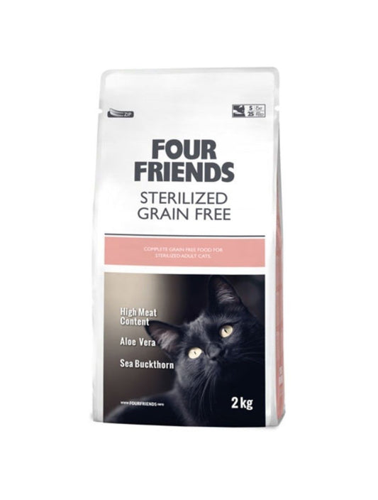 Ff Cat Sterilized 2 Kg-Sterilized-Four Friends-PetPal
