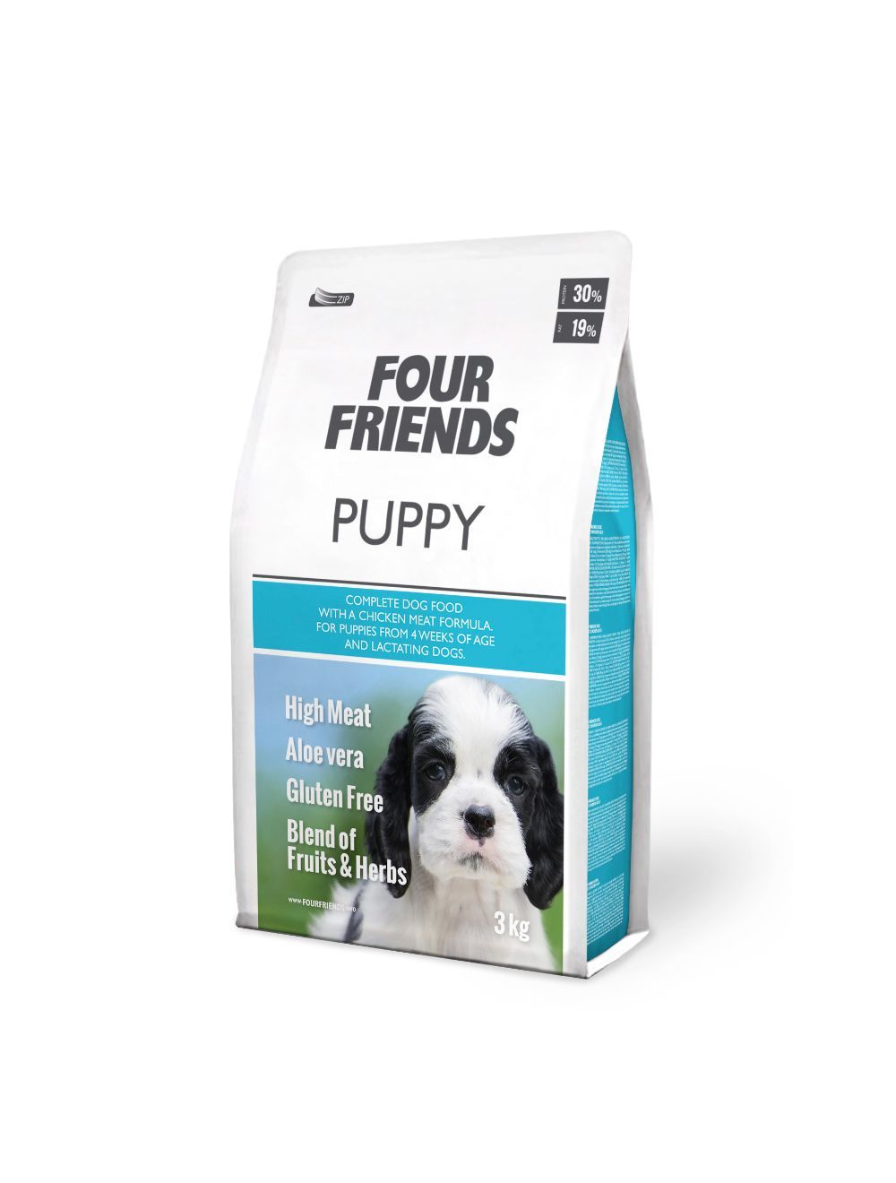 Ff Dog Puppy 3 Kg.-Hvalp-Four Friends-PetPal