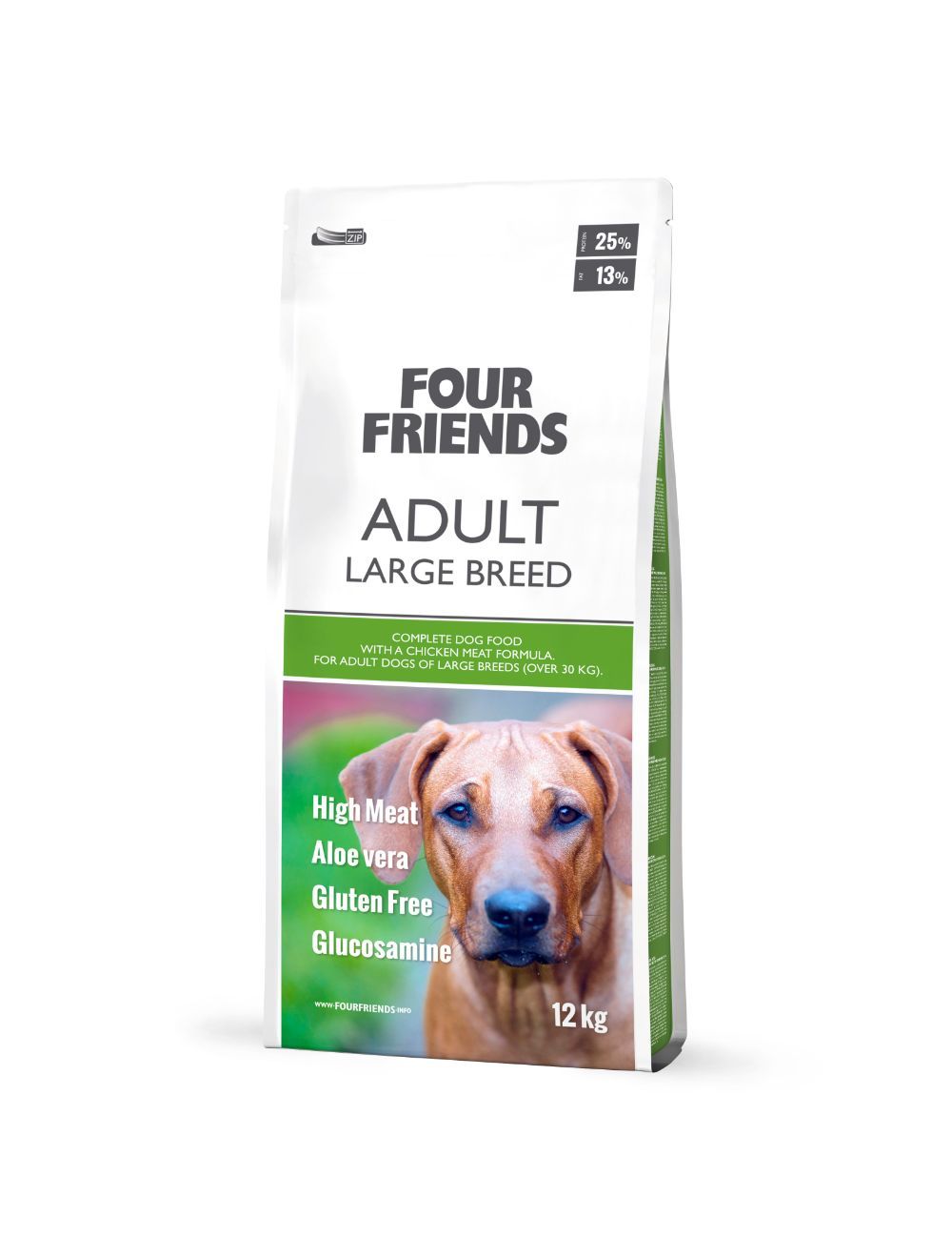 Ff Dog Adult Lb 12 Kg.-Adult-Four Friends-PetPal