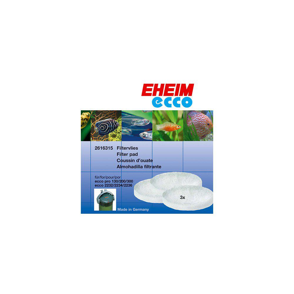 Eheim Mefilter Tæppe Hvid 3St Ecco Pro / Ecco / Ecco Comfort-Filtermateriale Ydre Filter-Eheim-PetPal