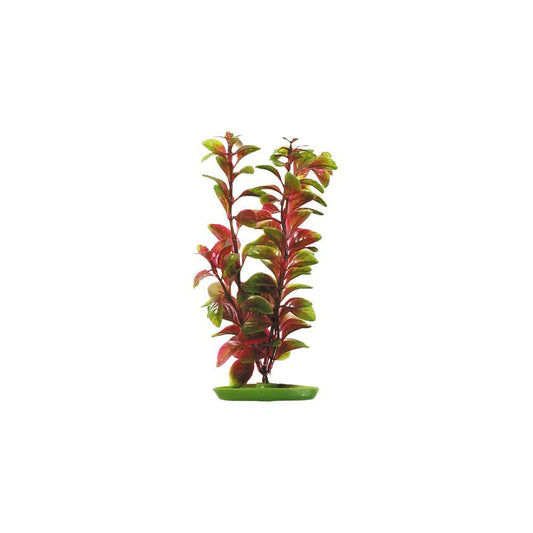 Plast Plante Rød Ludwigia 20Cm-Akvarieplante Plastik-Marina-PetPal