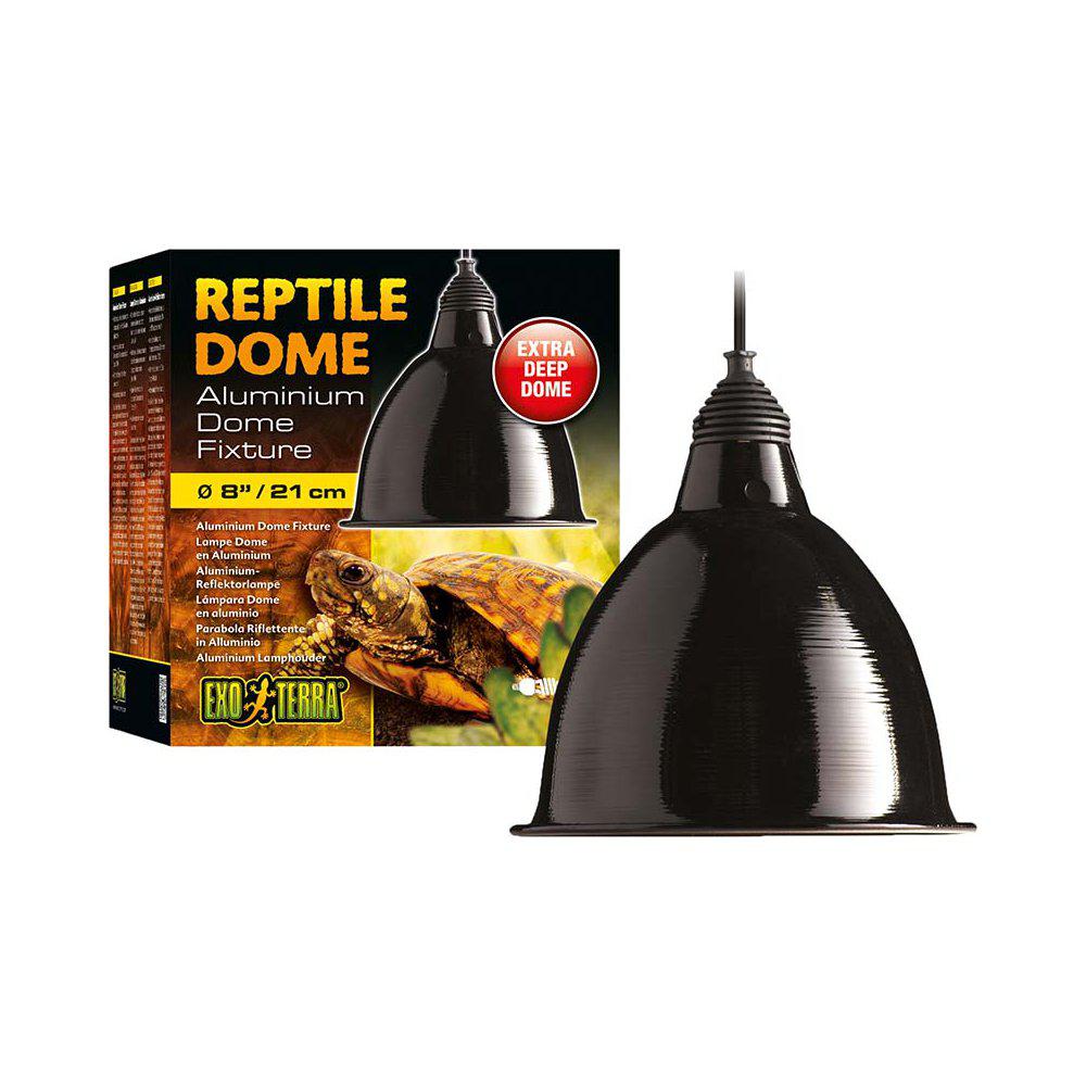 Reptile Dome Exoterra Large Ø21Cm Max 160W-Terrarie Armatur-EXOTERRA-PetPal