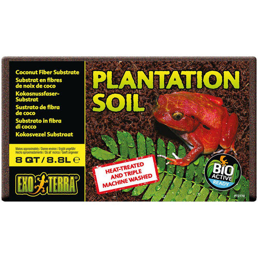 Plantationsjord 8 8L Tropisk Substraat Exoterra-Bundmateriale Reptile-Exoterra-PetPal