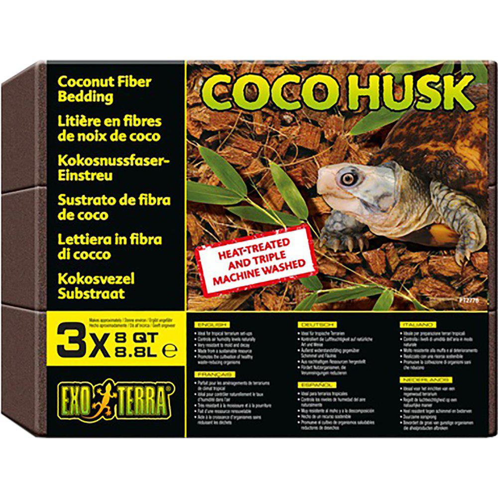 Coco Husk 7L 3-Pack Exoterra Coconut Chips-Bundmateriale Reptile-Exoterra-PetPal