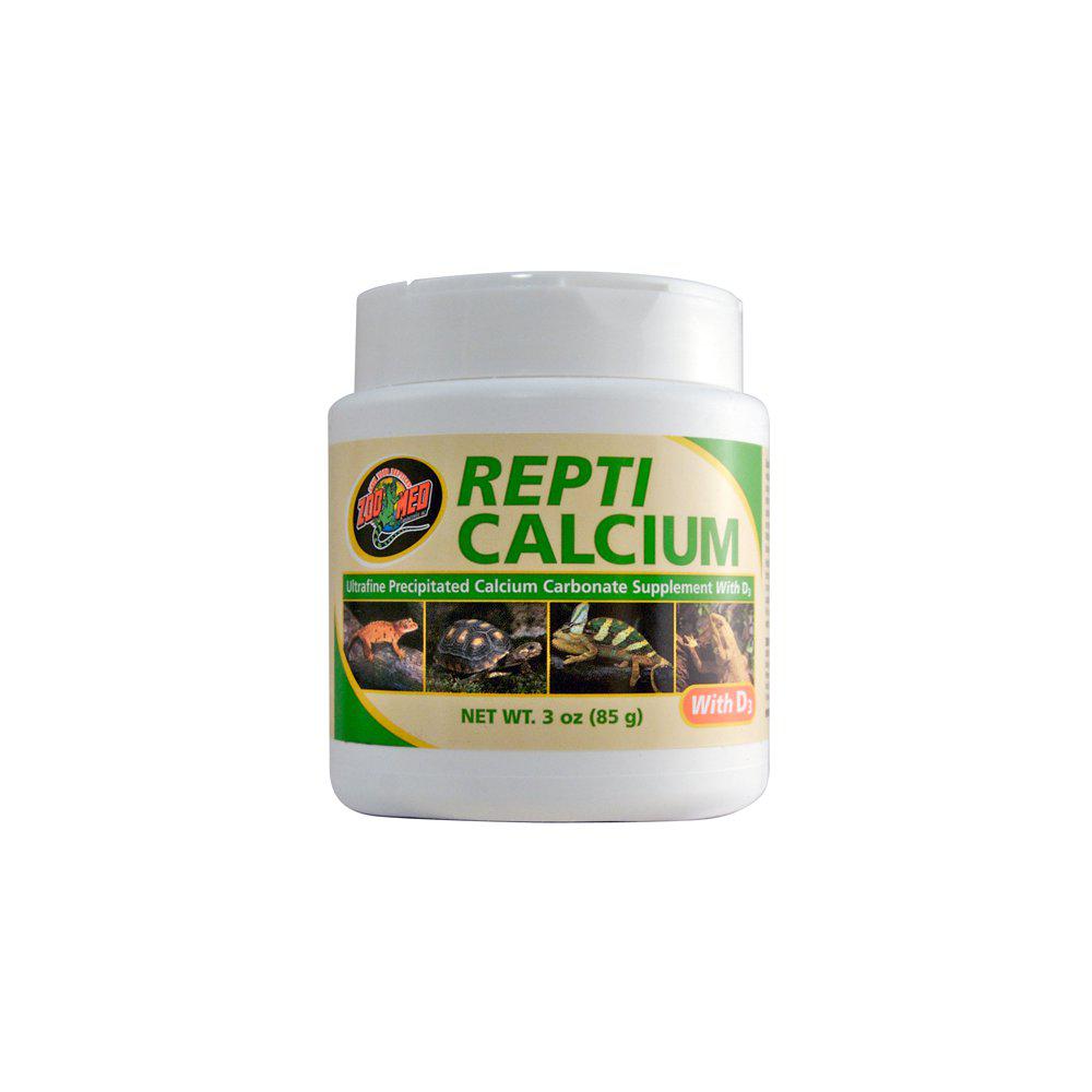 Zoo Med Repti Calcium 85Gr Med D3 Uden Fosfor-Vitaminer Mineraler Reptiler-Zoo Med-PetPal