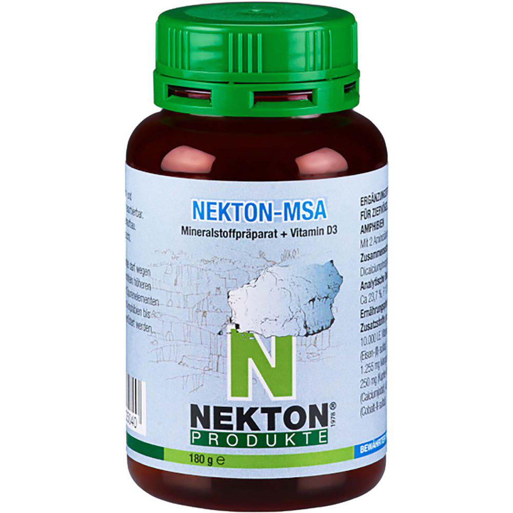 Necton MSA 180Gr Mineraltilskud Til Dyr-Vitaminer Mineraler Reptiler-Nekton-PetPal