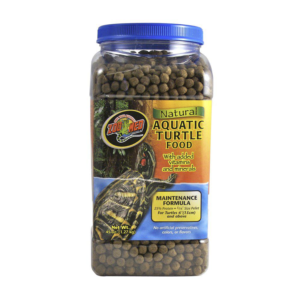 Zoo Med Naturlig Aquatic Turtle Food 1.27Kg Vedligeholdelse Foder-Sumpskildpadde Foder-Zoo Med-PetPal