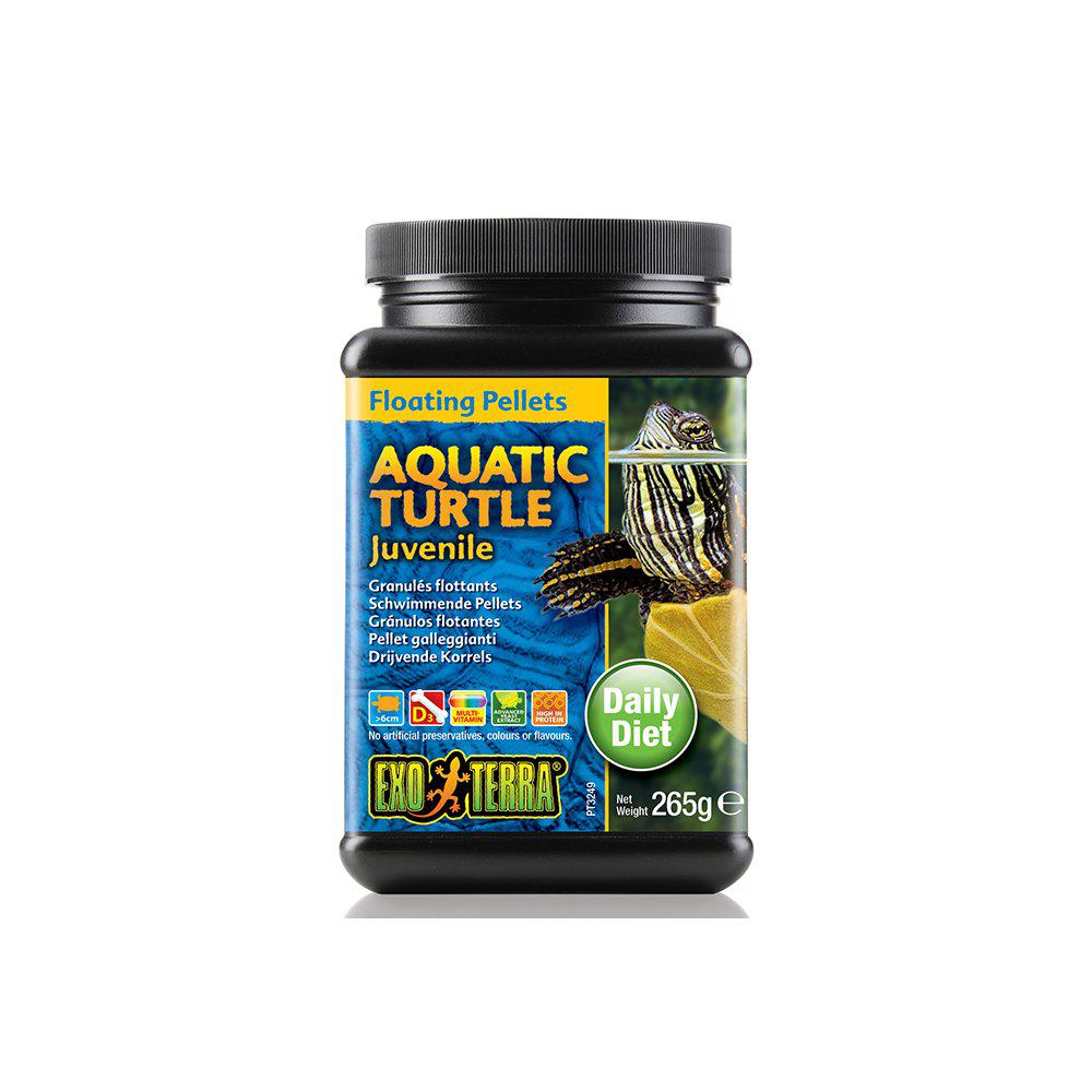 Sumpskildpadde Til Unger 265Gr Flydende Pellets-Sumpskildpadde Foder-Exoterra-PetPal