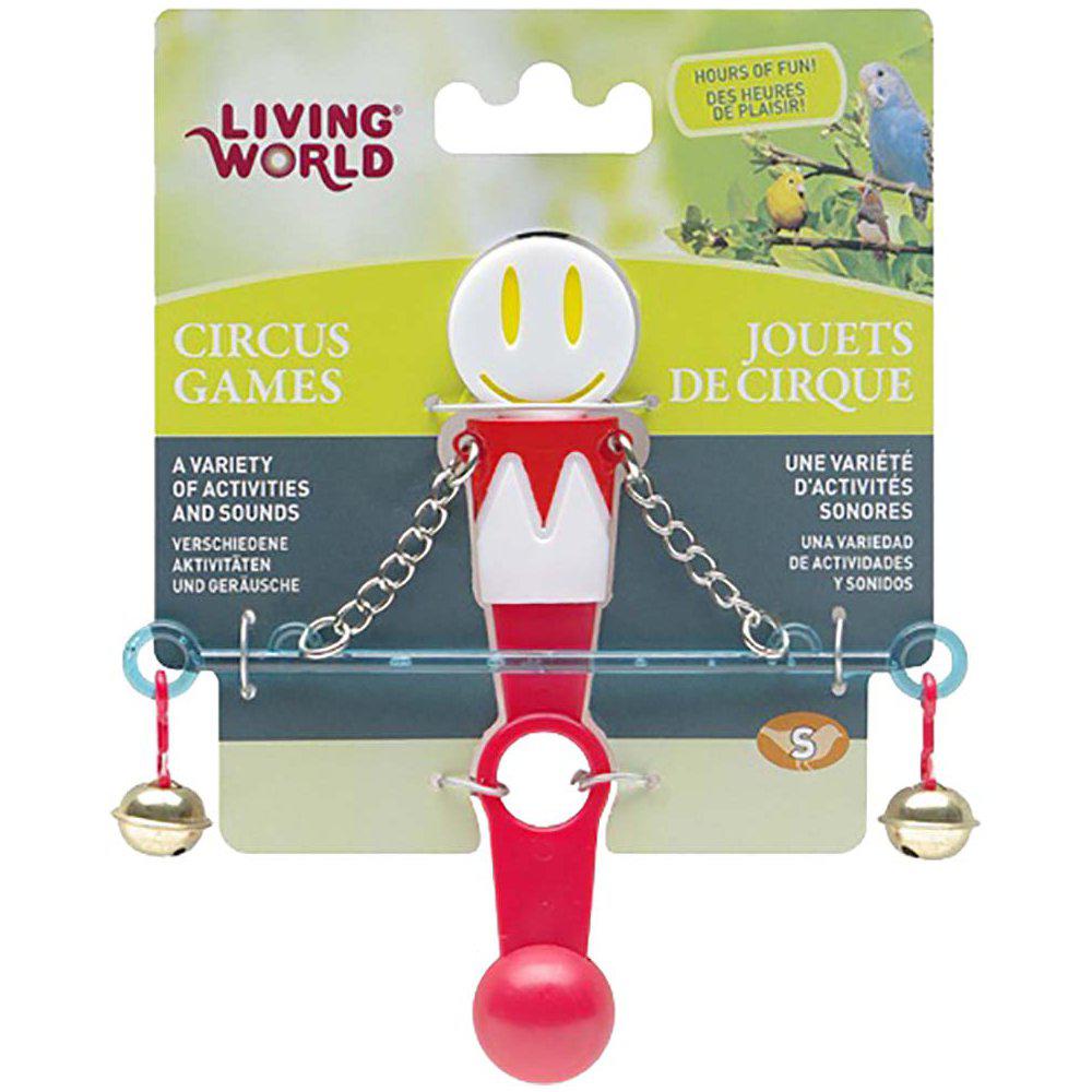 Balance Lw Cirkus Rød 13 5X13 5Cm-Fugle Legetøj-LIVING WORLD-PetPal