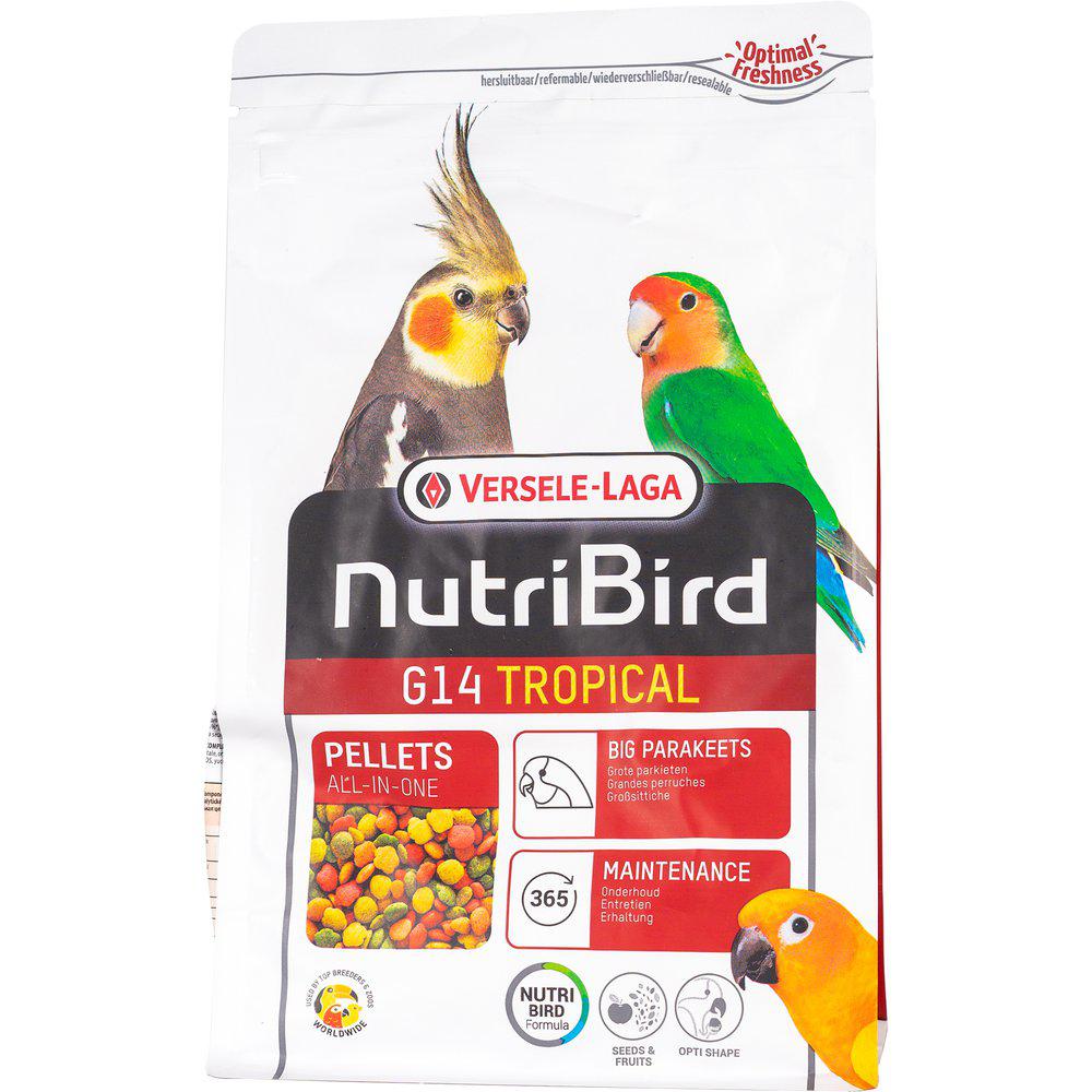 Nutribird G14 1Kg Tropisk Vedligeholdelse-Foder Nutri-Fugl Fugl-Verselelaga-PetPal