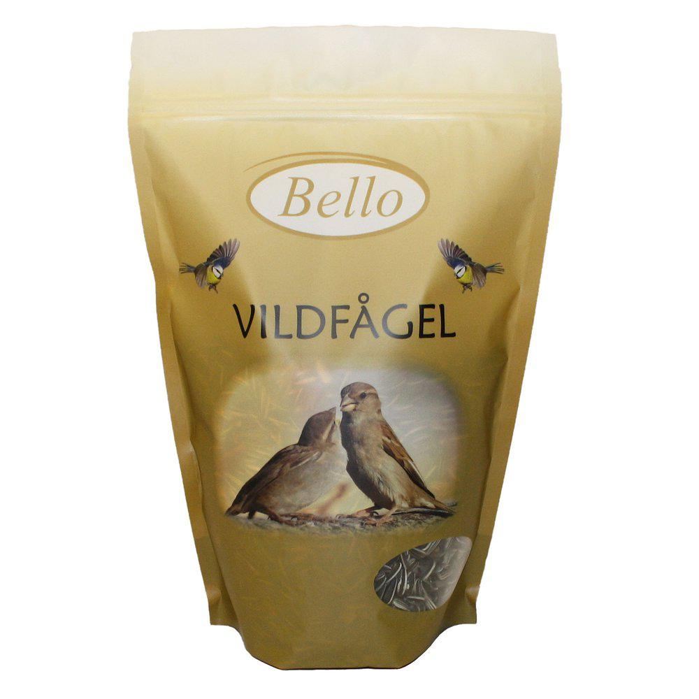 Solsikkekerner Stribede 600Gr-Vildtfugle Foder-Bello-PetPal