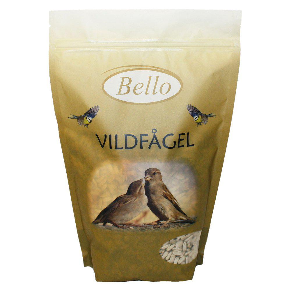 Solsikkefrø Afskallet Hvid 500Gr-Vildtfugle Foder-Bello-PetPal