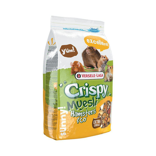 Crispy Muesli Hamster & Co Gnaver Foder 1Kg-Crispy Muesli-Verselelaga-PetPal