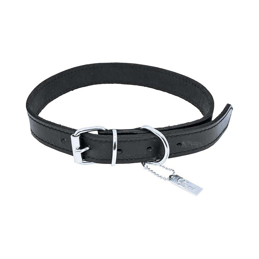 Ozami Læder Halsbånd I Sort 22Mmx55Cm-Læder Halsbånd-Ozami-PetPal
