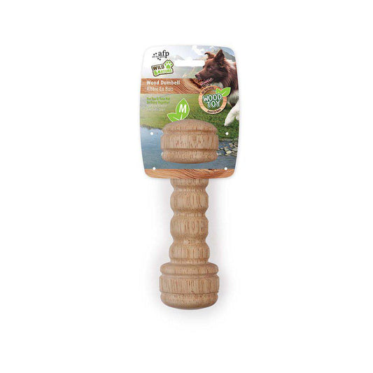 Hundlegger Wild & Nature Rope Wood Dumbell M15Cm-Reb-All For Paws-PetPal