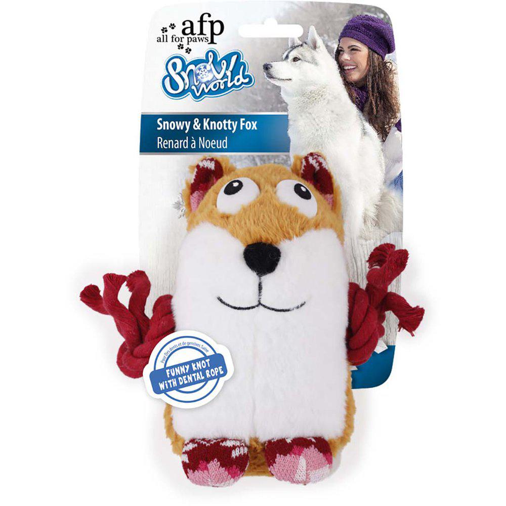 Hundelegetøj Snowworld Snowy & Knotty Fox-Jul-All For Paws-PetPal