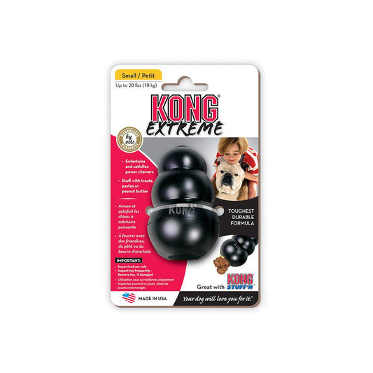 Kong Extreme Sort Small Hundelegetøj 8X5Cm-Godbidsbold-Kong-PetPal