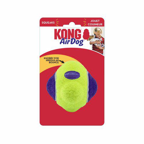Kong Airdog Squeaker Knobby Ball M/L 18,5X11,5X9,5Cm