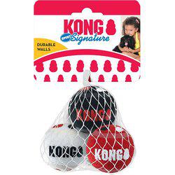 Kong Signature Sport Balls 3Pack S 5Cm-Bolde-Kong-PetPal