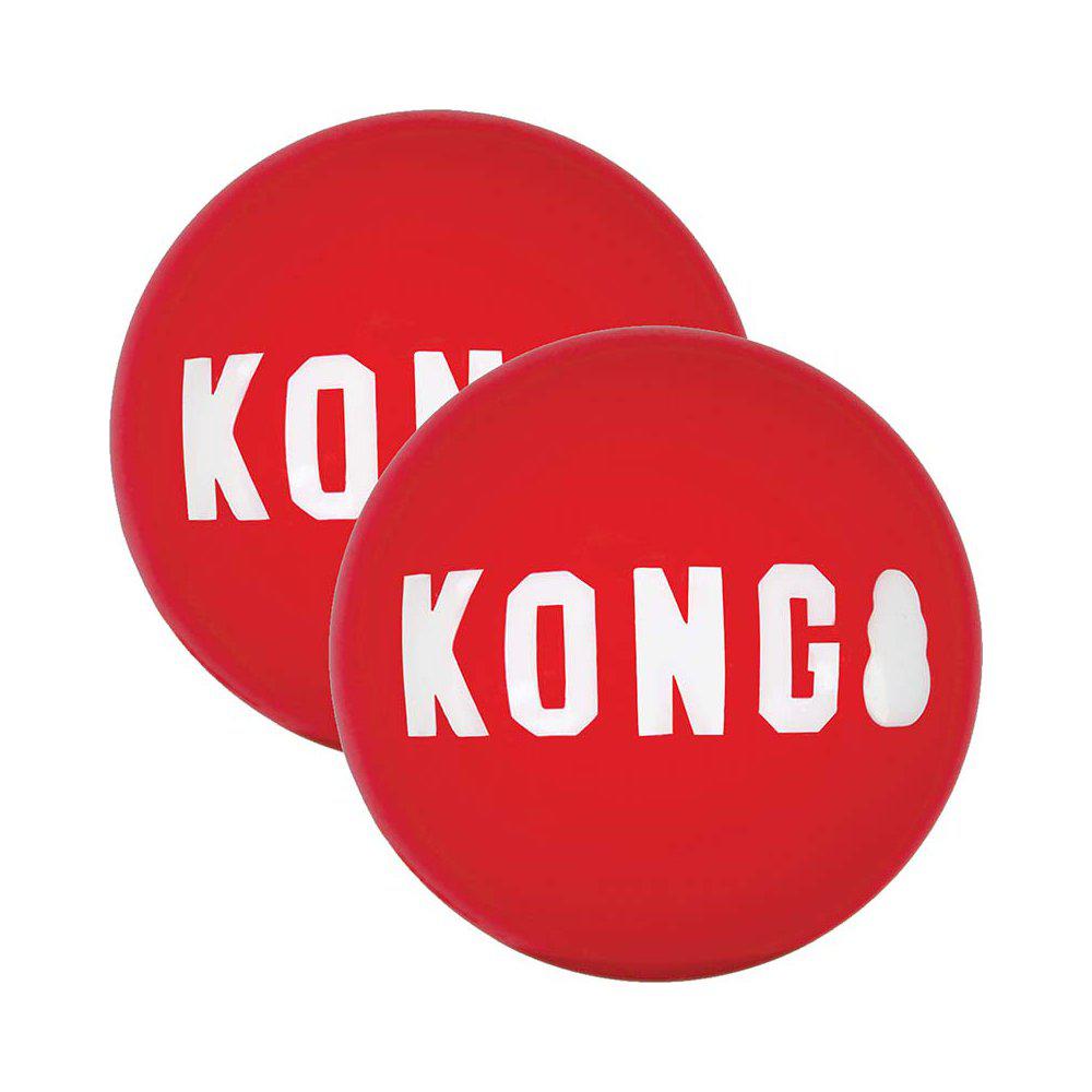 Kong Signature Ball Medium 2-Pak 6Cm-Bolde-KONG-PetPal