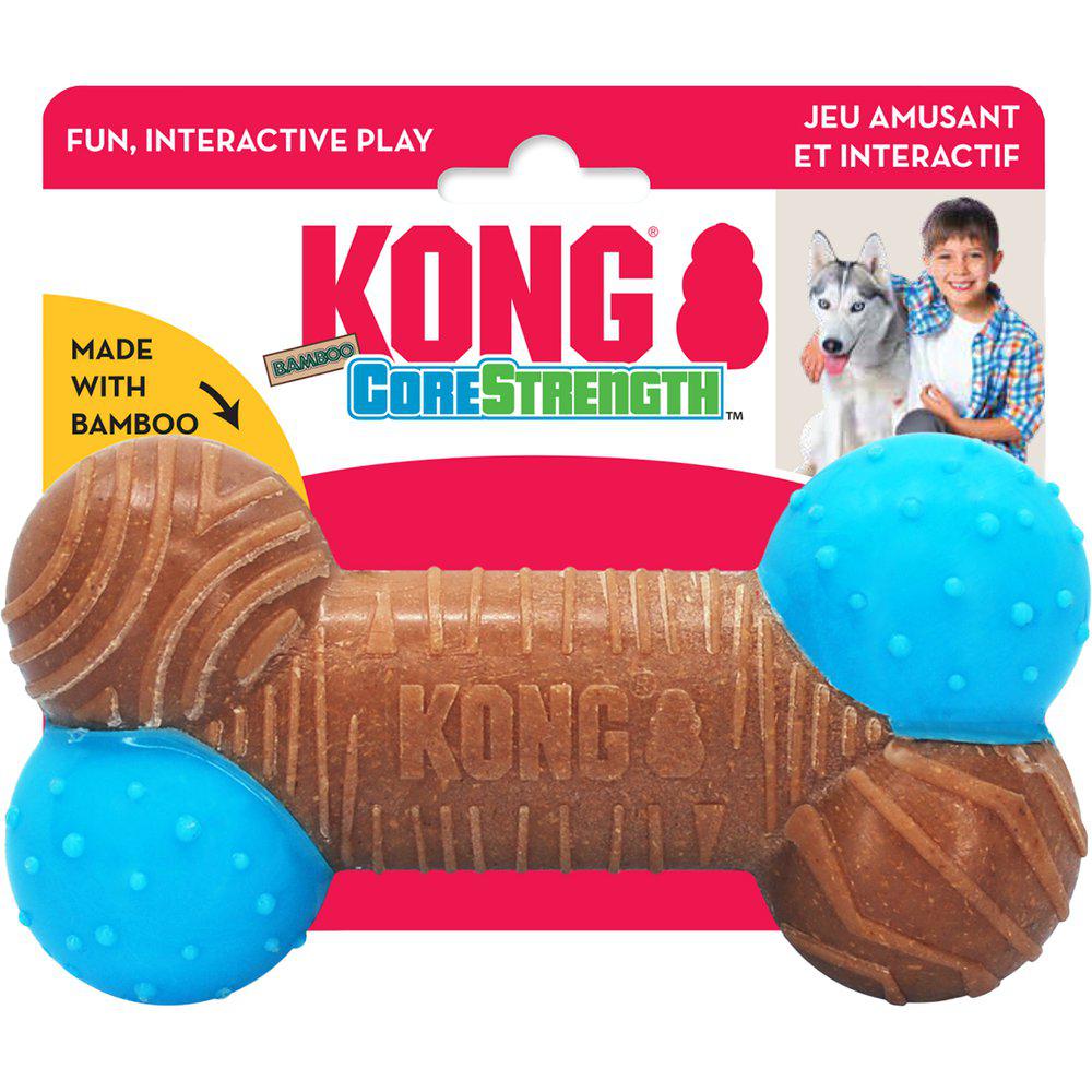 Kong Corestrength Bamboo Bone L - Holdbart Hundelegetøj-Gummilegetøj-Kong-PetPal