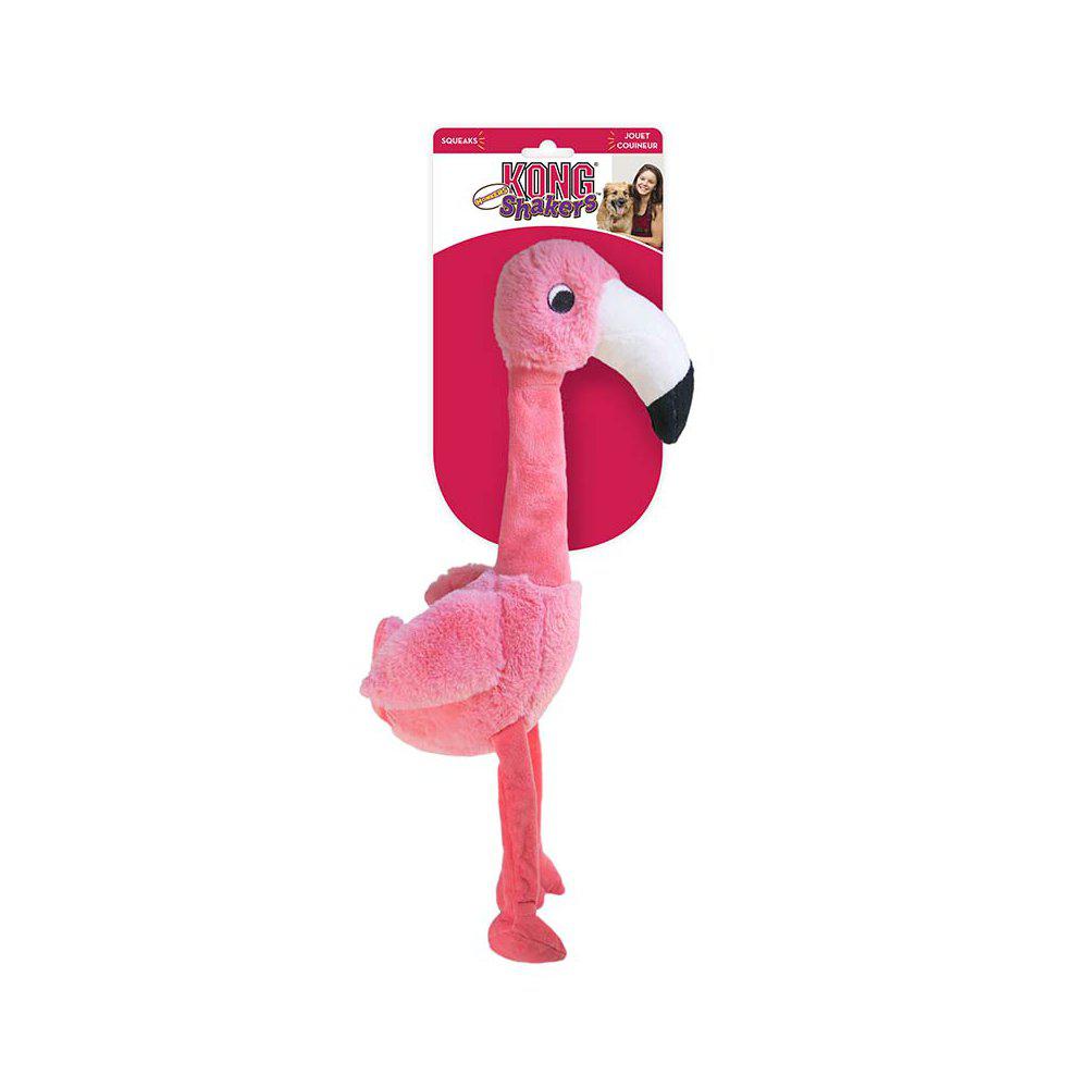 Kong Shakers Honkers Flamingo S 22X11X17 Cm Hundelegetøj-Bamse-Kong-PetPal