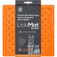 Lickimat Buddy Orange 20X20Cm Slow Feed Aktivitetsmåtte Alternativ Til Hundeskål-Lick Mats-Licki Mat-PetPal