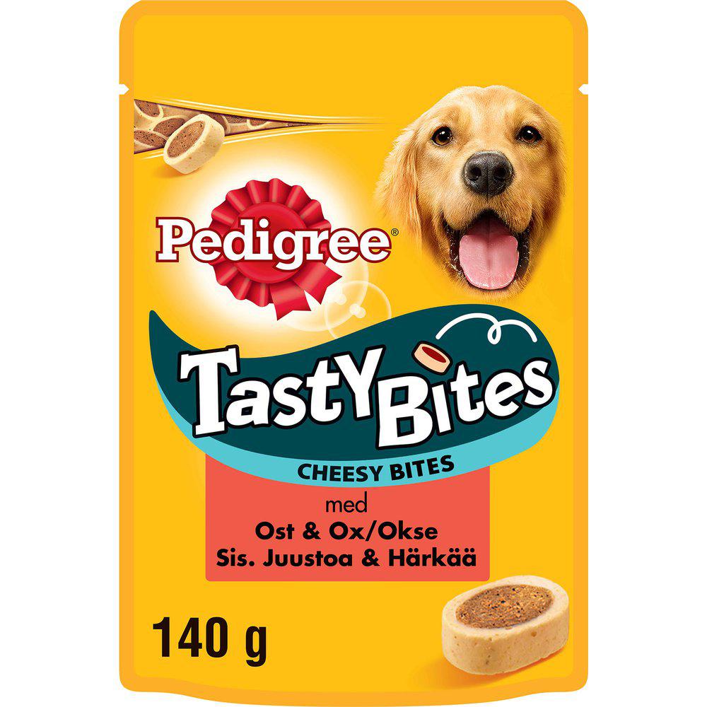 Pedigree Tasty Bites 140G Cheesy Bites-Godbidder-Mars-PetPal