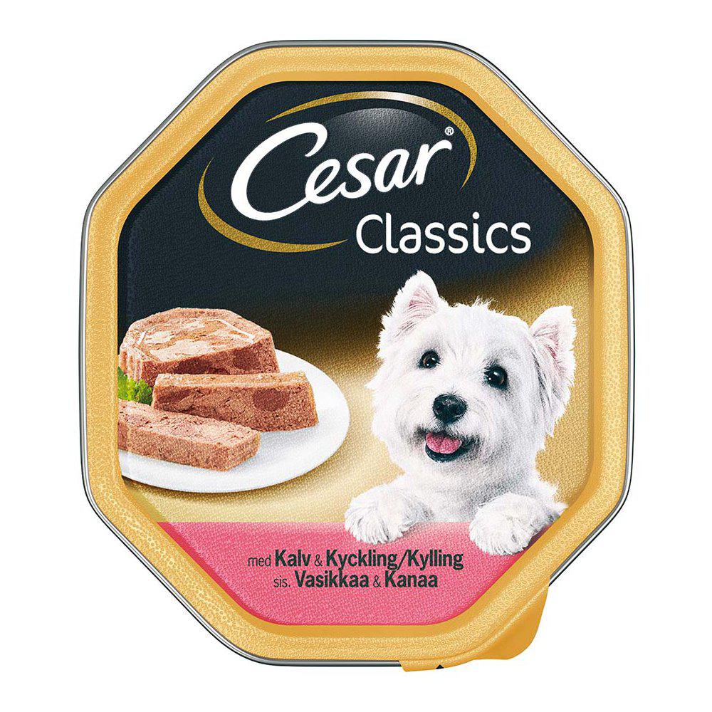 Cesar Classic Kalv & Kylling 150Gr-Vådfoder-Mars-PetPal